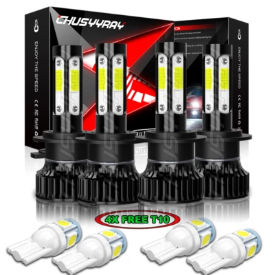 For Mercedes-Benz C250 C300 C350 - 4X CSP Headlight High & Low Beam Led Bulbs - Image 1 of 4