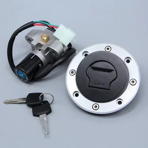 Interruptor de encendido bloqueo apto para Suzuki TL1000S/R Katana GS500 juego de llaves de tapa de gas - Imagen 1 de 7