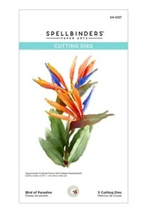 Juego de troqueles Spellbinders Bird of Paradise - Imagen 1 de 1