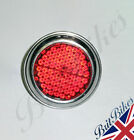 BSA NORTON TRIUMPH 2&quot; LUCAS STYLE RED REAR REFLECTOR NUMBER PLATE RER25 57124