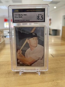 1978 TCMA The 1960's - Green Back- Mickey Mantle YANKEES HOF CSG 8.5 NM-MINT💎