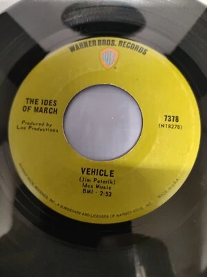 The Ides Of March ‎– Vehicle.  7" Vinyl. - Image 1 of 3