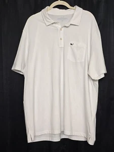 Vineyard Vines Polo Shirt Mens XLarge White Golf Golfing Thorny Lea Lightweight - Picture 1 of 4