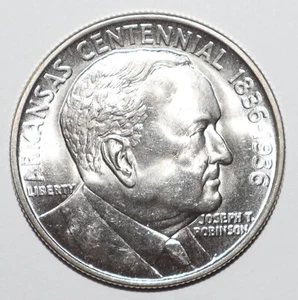 Mezzo dollaro commemorativo Robinson 1936 SCELTA BU (D173) - Foto 1 di 2