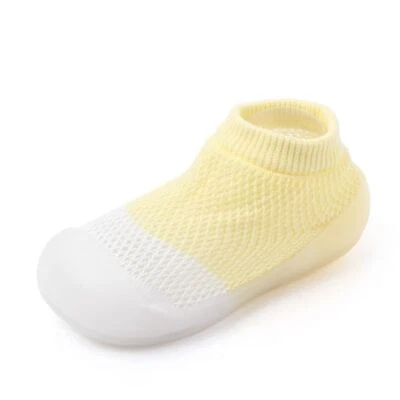 Bebé Niños Pequeños Niñas Niños Calcetín Infantil Exterior Antideslizante Suave Suela de Goma Zapatos EE. UU. Foto 1 de 4