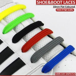High Quality Flat Shoe Boots Trainers Shoe Laces Cord 130cm Shoe Cord Lace UK - Picture 1 of 19