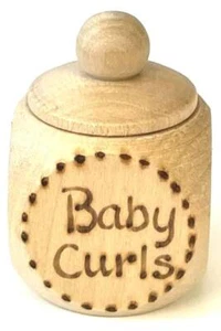 My First Haircut Baby Curls Keepsake Box - Newborn Gift - Sweden - Pre-Owned - Picture 1 of 5