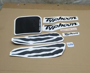 Gilera Typhoon 50cc Stickers Fairings Graphic Decals Black - Picture 1 of 7