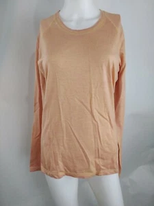 Smartwool Women Merino 150 Baselayer Long Sleeve Tee Mango  Medium 16812-J76 - Picture 1 of 9