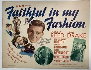 Faithful In My Fashion 1946 Original Movie Poster Donna Reed YeOldePosterCom  - Picture 1 of 12