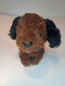 Bob Evans Plush Puppy Dog Gravy Blue Bandana Brown Chelsea Teddy Bear Company 6" - Picture 1 of 8