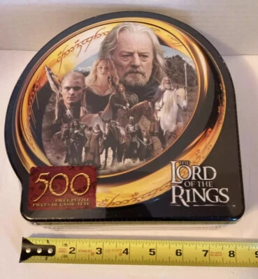 NIB: The Lord of the Rings Flight of Plainsmen 500 Puzzle Collectors Tin - Image 1 of 4