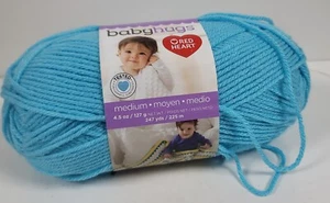 Red Heart Yarn ~ Babyhugs ~ Sky ~ 4.5 oz Medium - Picture 1 of 11