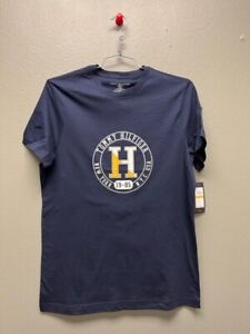 NEW-MEN'S TOMMY HILFIGER S/S LOGO TEE, #09T4212, GREY or NAVY, SIZE SM-XL $19.95