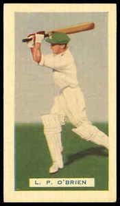 Hoadleys - 'Test Cricketers (40)' (1936) - #28 - L.P. O'Brien (Victoria) - Picture 1 of 2