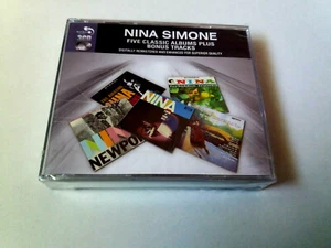 NINA SIMONE "FIVE CLASSIC ALBUMS PLUS BONUS TRACKS" 3CD 55 TRACKS COMO NUEVO - Picture 1 of 2