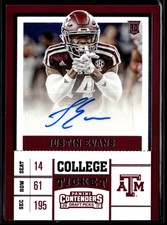 2017 Panini Contenders Draft Picks Football Justin Evans Rookie Auto
