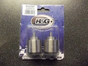 R&G END WEIGHT SLIDERS BE0009BK NEW R1 FJR 1300 R6 FZ1 FZ8 TIGER STREET TRIPLE - Picture 1 of 3