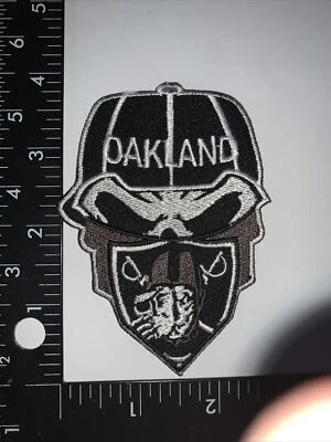 Oakland Raiders Iron On Patch