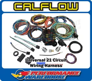 Universal 21 Circuit Wiring Harness, Hot Rod, Muscle Car, Custom, Chev, Ford - Picture 1 of 5
