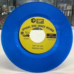 MGM Records Wakefield Sun Trypt On Love 7” Blue Vinyl Single - Picture 1 of 6