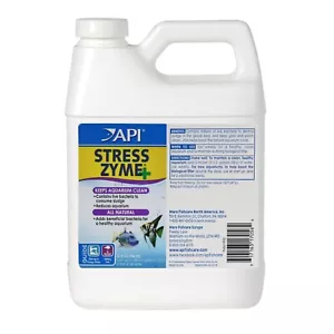 API Stress Zyme Freshwater and Saltwater Aquarium Cleaning Solution 946ml - Picture 1 of 5
