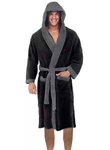 HERREN REISE BADEMANTEL SAUNA KAPUZE+GÜRTEL+TASCHEN NEU GR. S - 12XL - Bild 1 von 7