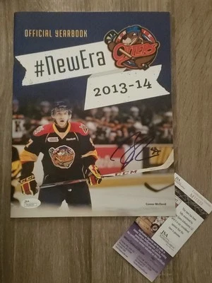 Connor McDavid Signed Auto Otters OHL 2013-14 Pre Rookie Program JSA Oilers - Image 1 of 2