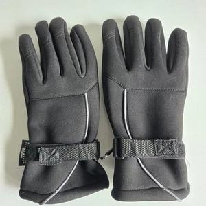 Schwarze 3M Thinsulate Isolierung Damen Fleece gefütterte Handschuhe S/M 40 Gramm Winter OS - Bild 1 von 5