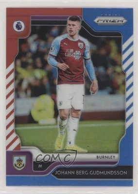 2019 Panini Prizm Premier League Red White & Blue Johann Berg Gudmundsson #249 - Image 1 of 2