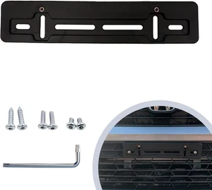 Supporto Targa Paraurti Anteriore per Honda | Set Portatarga con 4 Vite Uniche - Foto 1 di 7
