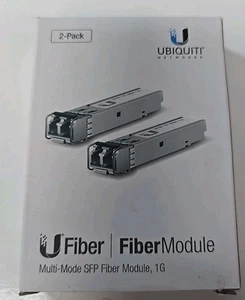 Ubiquiti Networks Fiber Module Multi Mode SFP 1G UF-MM-1G 2 Pack - Picture 1 of 3