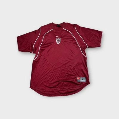 Maroon Red Nike Dri-Fit Texas A&M Aggies Short Sleeve Shirt Men's L Large - Image 1 of 4