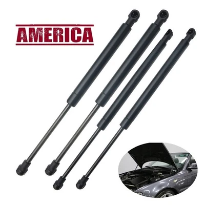 4PCS Front Bonnet Hood+Rear Tailgates Supports Shocks For BMW 323Ci 323i  330Ci Foto 1 de 4
