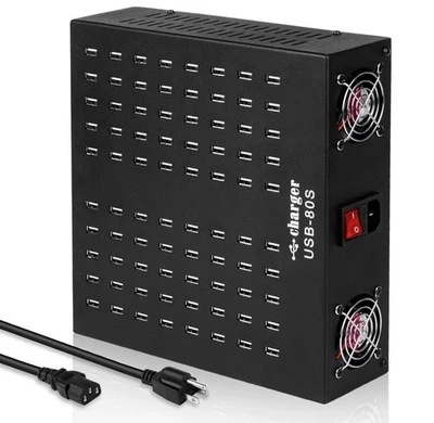 NEW Multiple USB Charging Station,  80 Ports 800W(150A) Fast Charger Station - Image 1 of 4