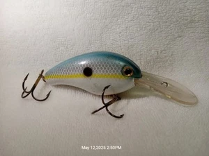 Strike King 10XD Deep Diving Crankbait Chartreuse Sexy Shad Ottime Condizioni - Foto 1 di 4