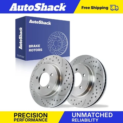 Front Drilled Slotted Brake Rotors for Ford Explorer Sport Trac 4.0L 4.6L - Image 1 of 4