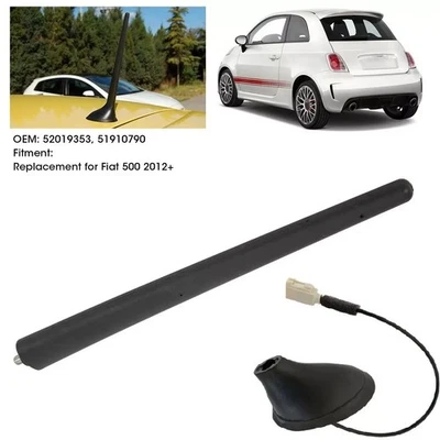 Mástil aéreo antena corta tipo plano para Fiat 500 2012-en adelante 51910790 52019353 Foto 1 de 4
