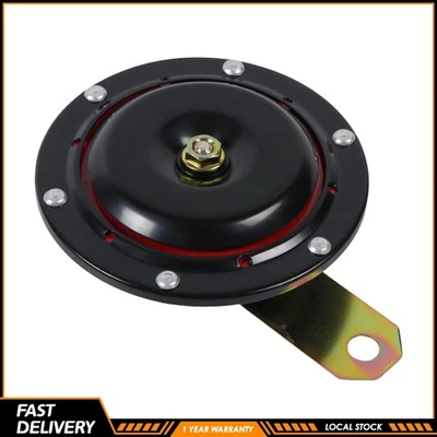 12V 110DB Negro Súper Fuerte Compacto Eléctrico Tono Explosión Bocina Coche SUV Foto 1 de 4