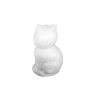 Modelo de gato creativo hágalo usted mismo modelo de gato educativo blanco para niños 6 piezas - Imagen 1 de 11