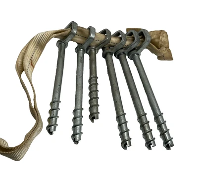 RARO Tornillos de Hielo Tubulares Salewa De Colección (JUEGO DE 6) Escalada en Roca Alpina LEER Foto 1 de 4