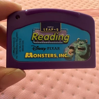 LeapFrog Leap 2 Reading Disney Pixar Monsters Inc Cartridge Only  - Image 1 of 4