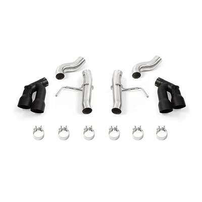 Escape traseiro Mishimoto compatível com Chevrolet Camaro SS ponta quad 2016+ preto - Imagem 1 de 4