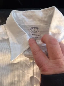 Brooks Brothers weißes Hemd Regent med neuwertig Tasche Studio Kleiderschrank Auktion - Bild 1 von 3