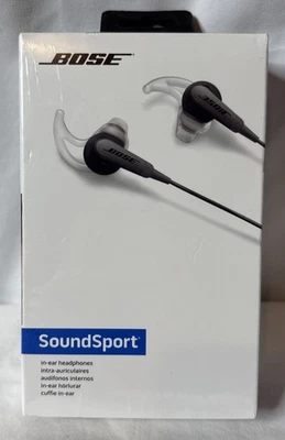 Auriculares Bose SoundSport IE 741776-0140 negro carbón - nuevos en caja sin abrir Foto 1 de 4
