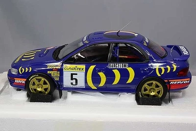 1/18 KYOSHO SUBARU IMPREZA WRC 1995 Monte Carlo Rally 5 Diecast GC8 WRX KS08962B - Image 1 of 4