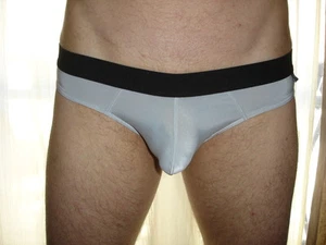 Promo Slip Bag Silbergrau NEOFAN Gr. M Ref B02 mit tiefer Tasche sexy - Bild 1 von 6