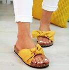 Women's flat shoes, summer bow slippers, slippers, fashionable sandals