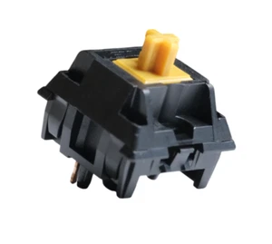 Hand Lubed/Filmed Gazzew U4T Black Tactile Switches For Mechanical Keyboards - Picture 1 of 3