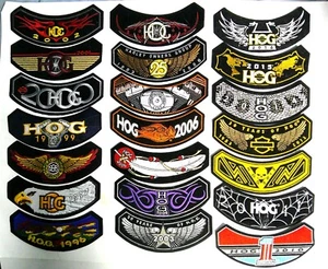 21 Harley HOG patches 1996-2016 HD motorcycle collectible biker vest emblem- new - Picture 1 of 1